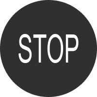 Дорожня розмітка 1.21 — Напис "STOP" — позначає наближення до поперечної розмітки 1.12.