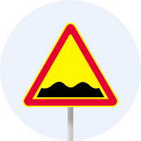Дорожній знак 1.10 — Нерівна дорога