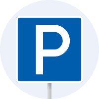 Дорожній знак 5.42.1 — Місце для стоянки