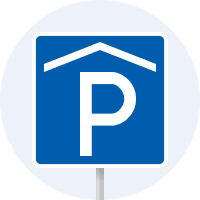 Дорожній знак 5.42.2 — Місце для стоянки