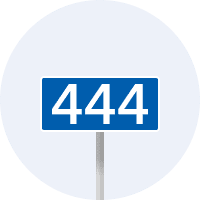 Дорожній знак 5.68 — Кілометровий знак