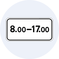 Дорожній знак 7.4.4 — Час дії