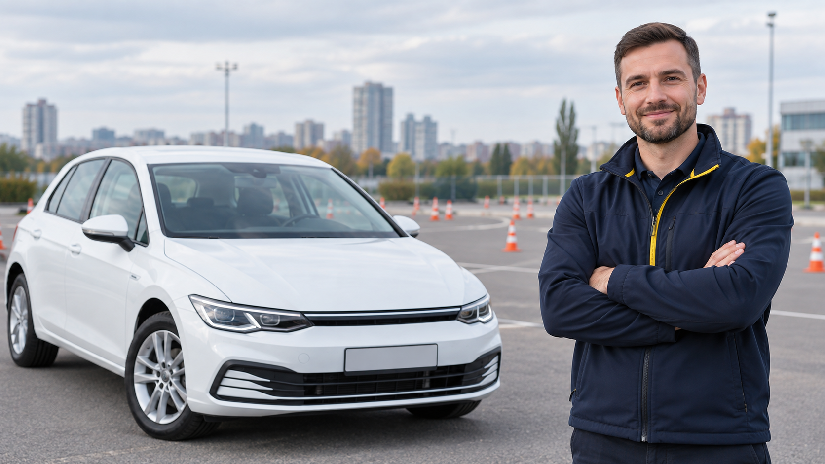Навчальний автомобіль Skoda Fabia інструктора Олена Коваль